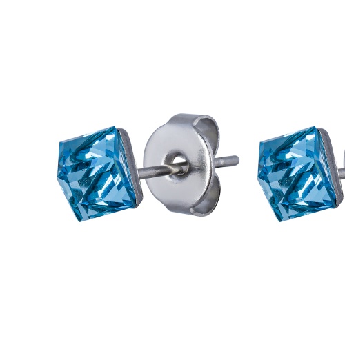 Пусеты Fiore Luna Crystal Sky Blue, SWE0127/1 SB S фото 3